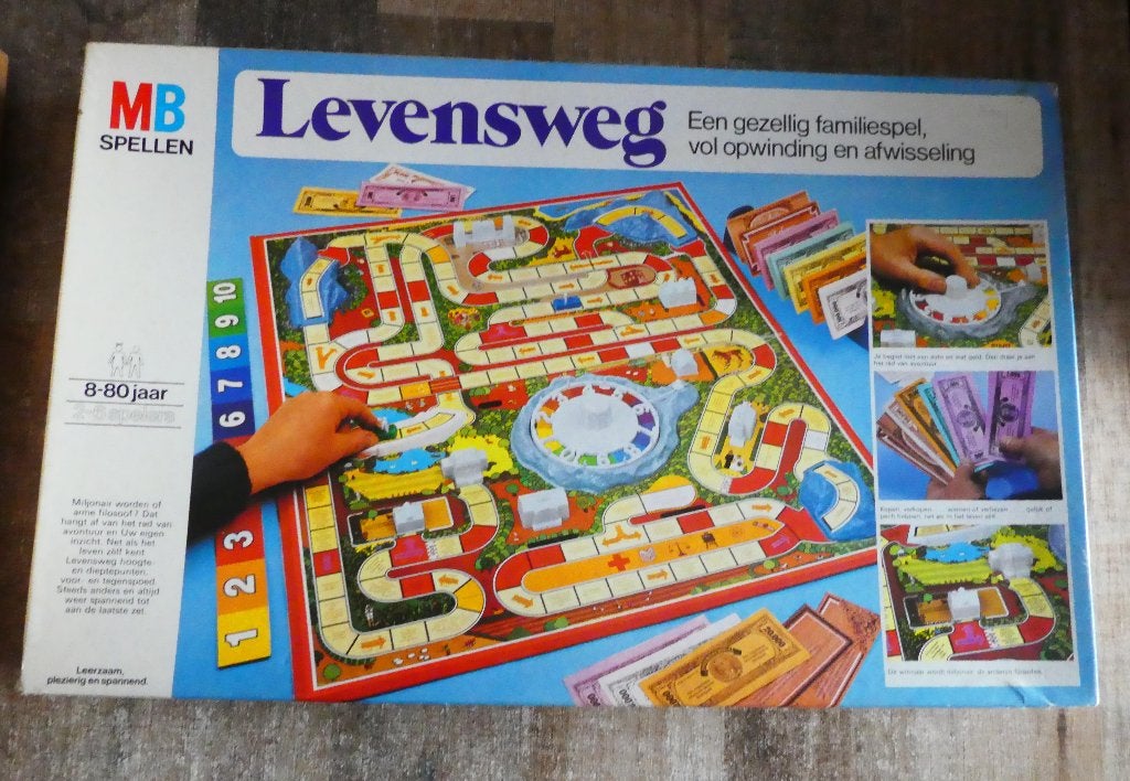 Levensweg MB, Een of twee spelers, Ophalen of Verzenden, Zo goed als nieuw, MB Spellen