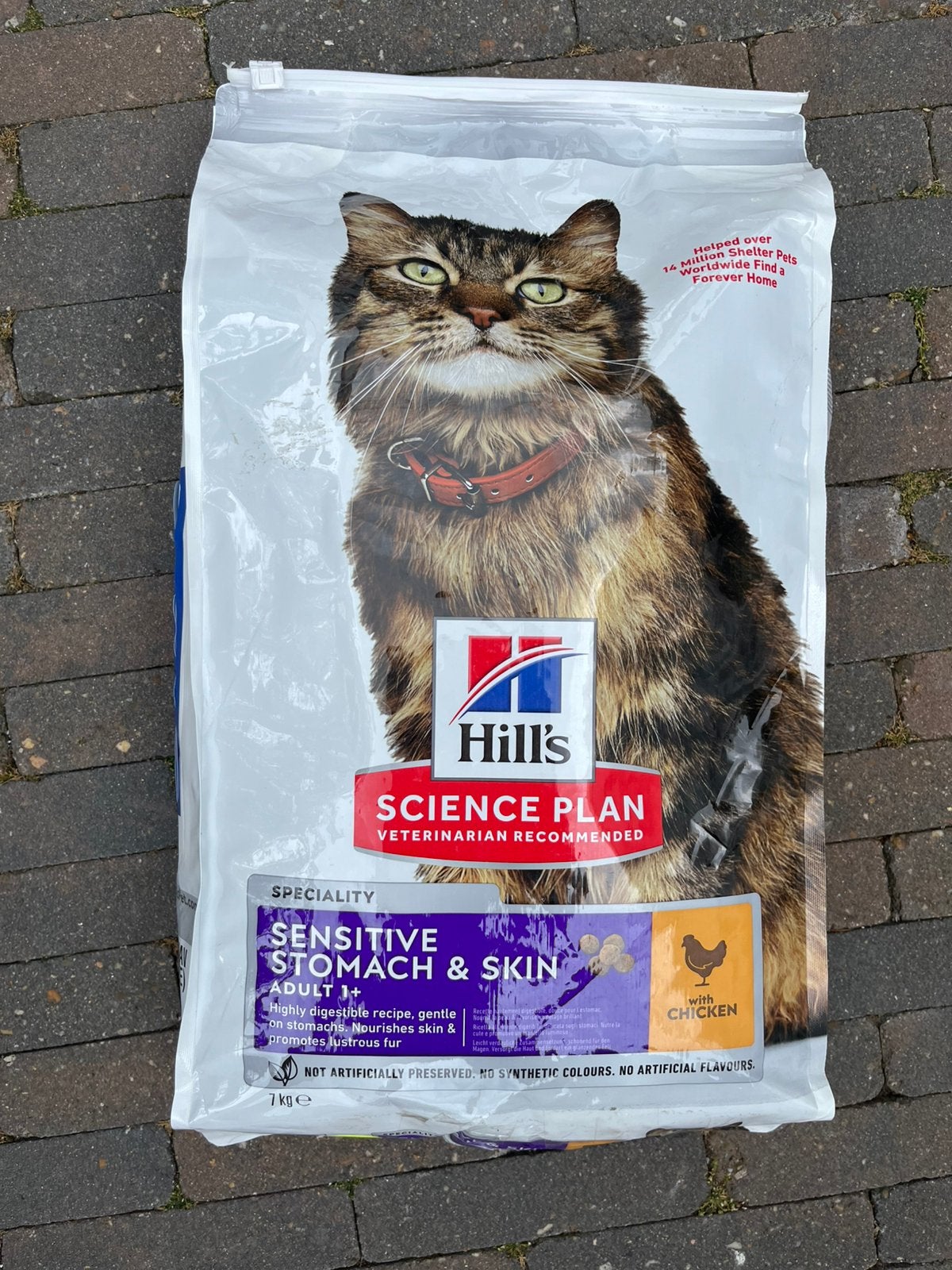 Hill's Feline Adult Sensitive Stomach & Skin Kip 7 kg, Dieren en Toebehoren, Dierenvoeding, Ophalen of Verzenden, Hond