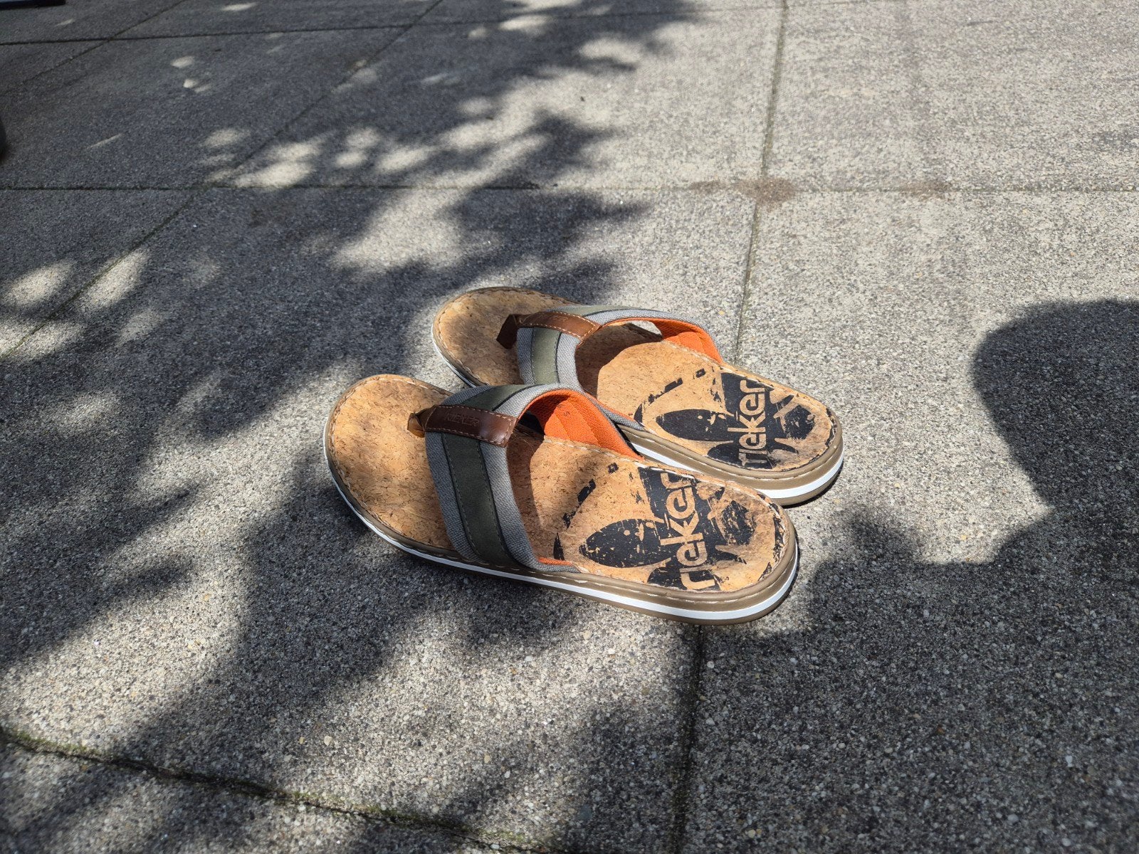 Rieker heren slippers, Ophalen of Verzenden, Zo goed als nieuw, Pantoffels of Sloffen, Rieker