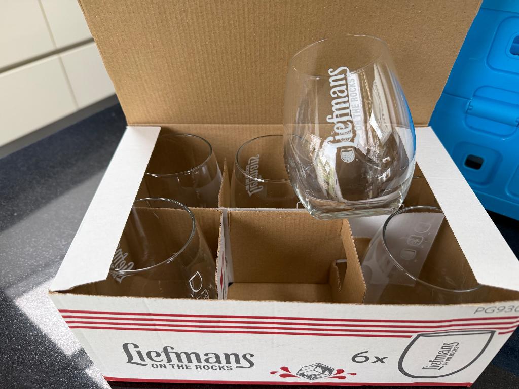 Bierglazen, LIEFMANS, Verzamelen, Biermerken, Ophalen of Verzenden, Nieuw, Glas of Glazen, Overige merken