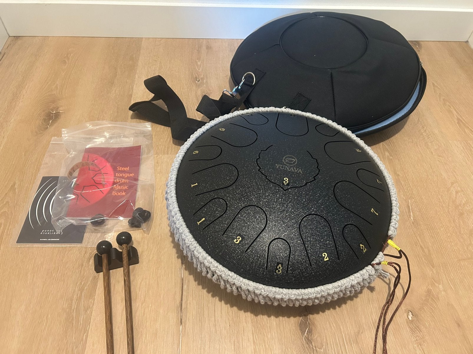 Tongue drum/ handpan 36 cm Yunava, Ophalen of Verzenden, Zo goed als nieuw, Melodische percussie