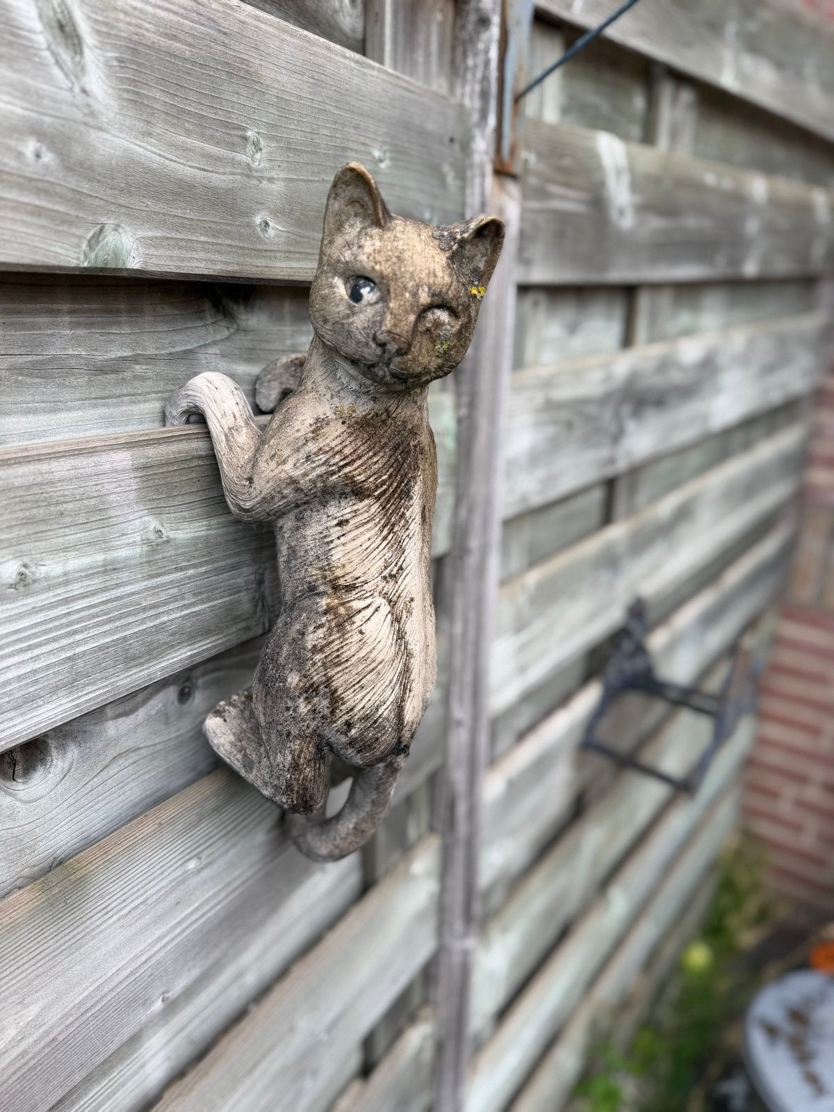 Diverse betonnen tuinbeeldjes - Vogel, eend, meisje, Tuin en Terras, Tuinbeelden, Ophalen, Gebruikt, Beton, Dierenbeeld