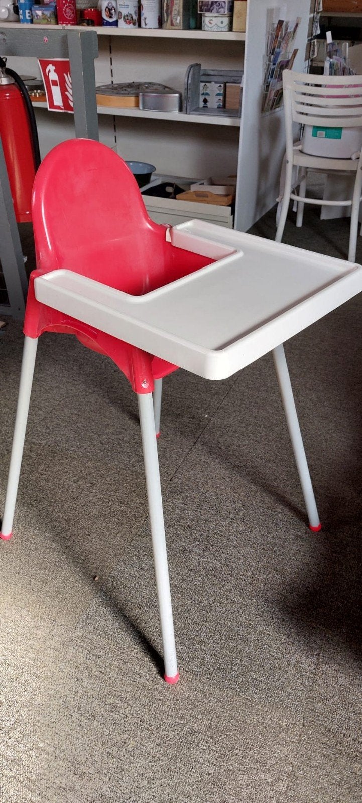 Ikea kindersteoelen met blad, blauw en rood, Ophalen, Stoel(en)