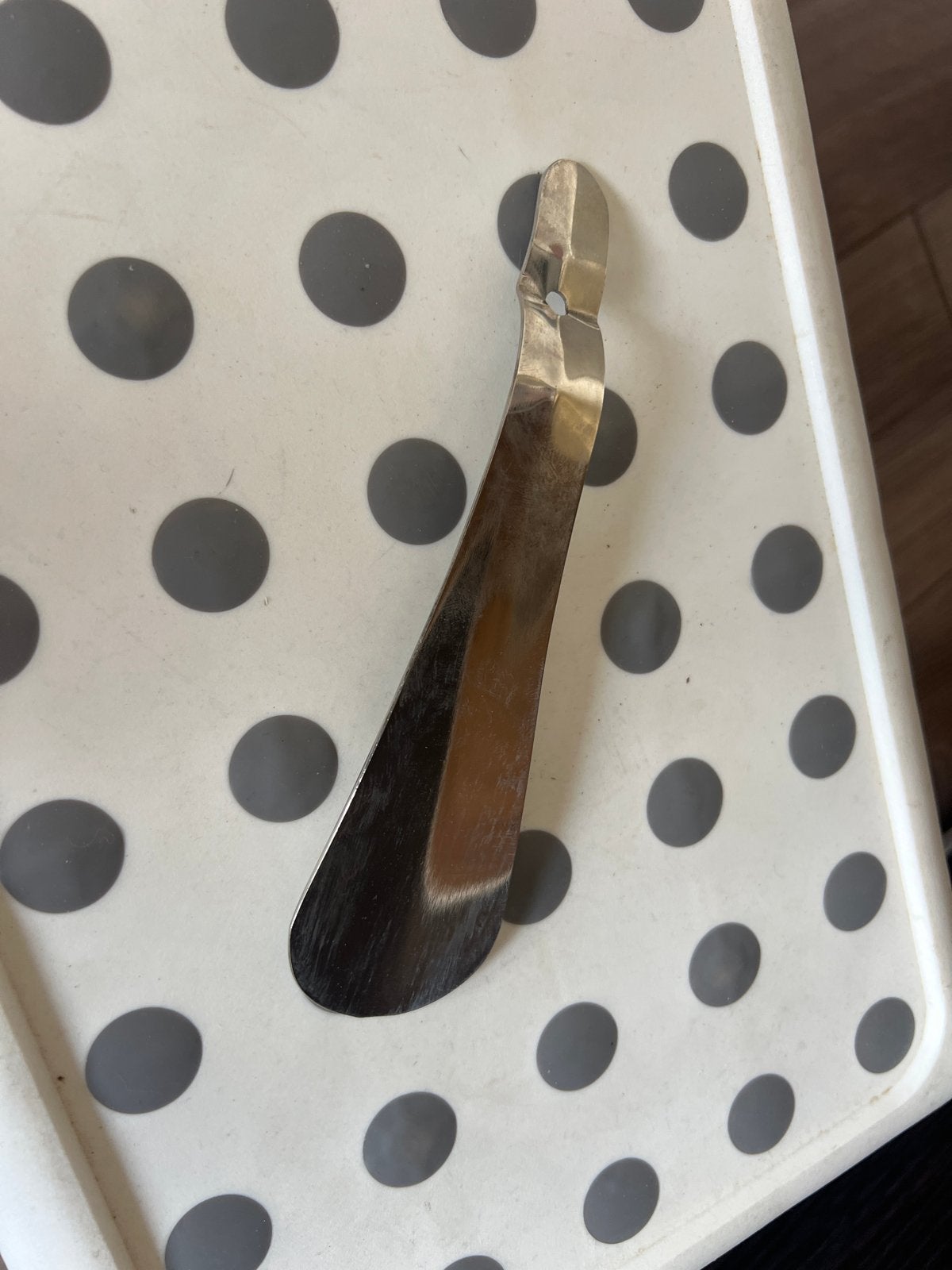 Metalen schoenlepel, Ophalen of Verzenden, Zo goed als nieuw, Overige kleuren, Overige typen