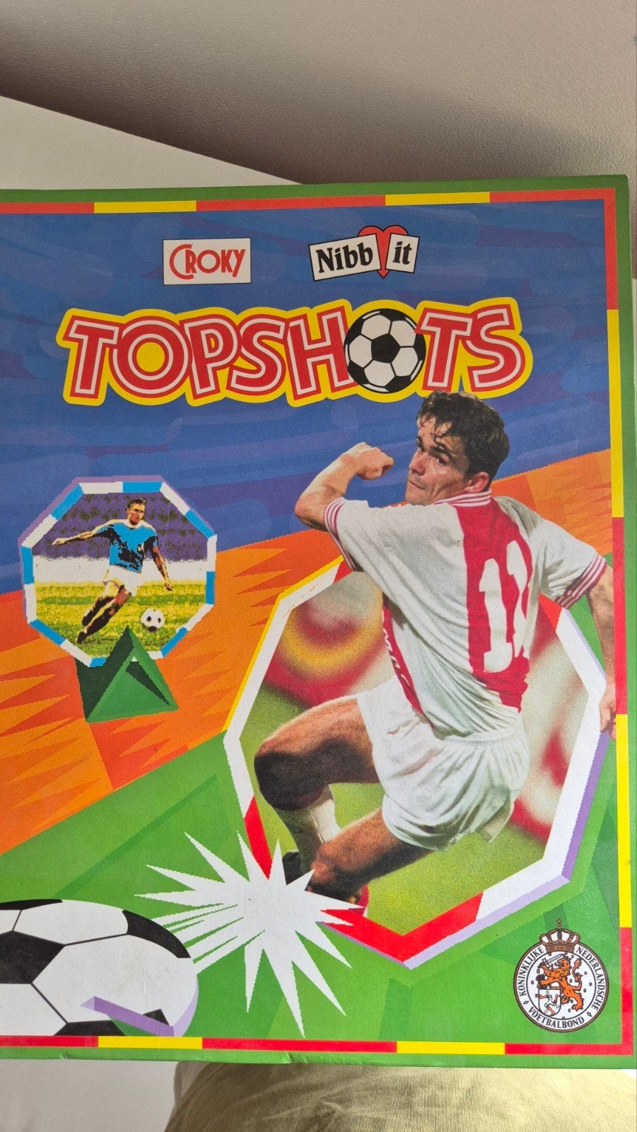 Croky Nibbit Topshots compleet inc EK 96 NL team, Ophalen of Verzenden, Gebruikt, Overige typen