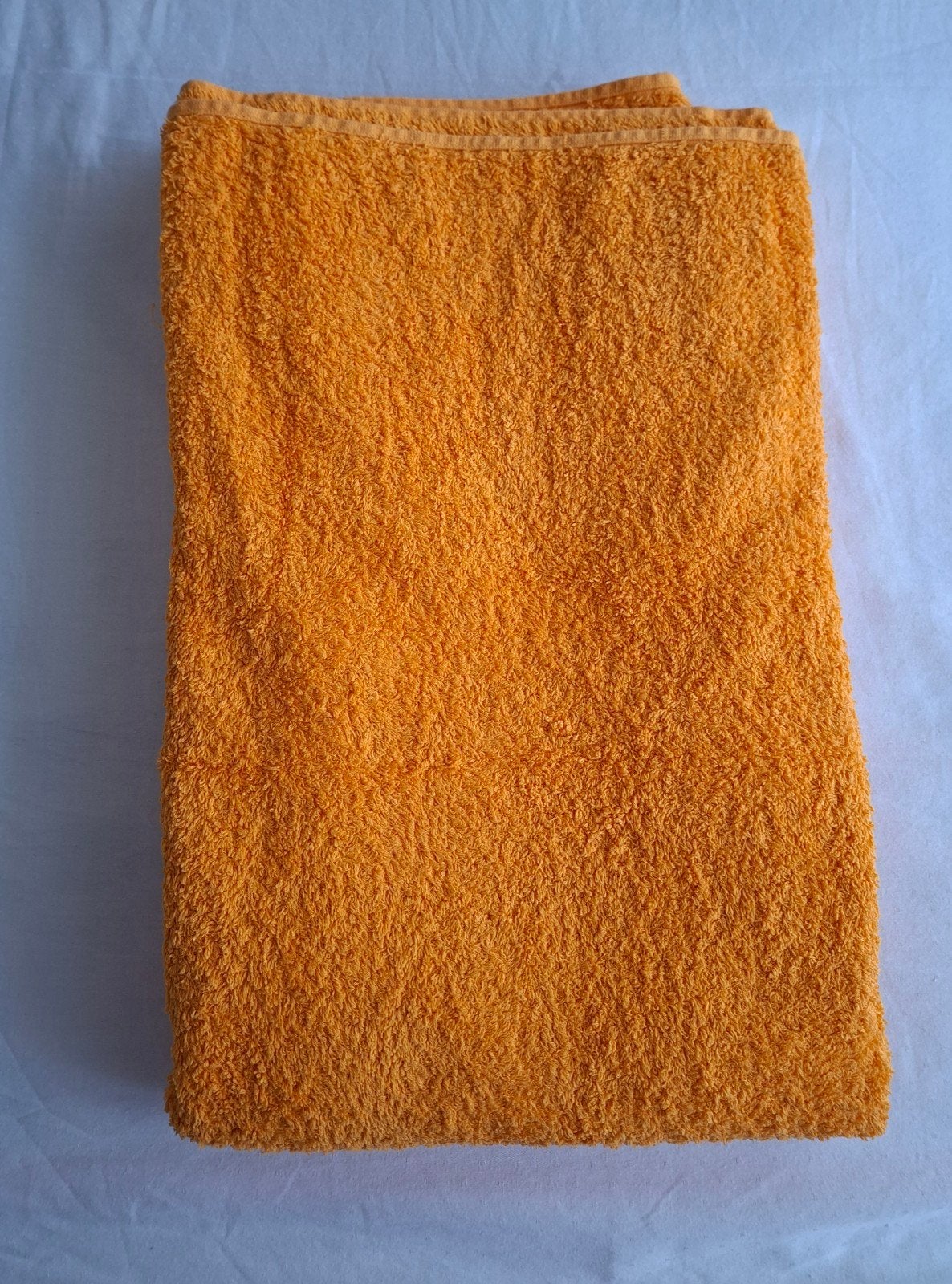 Handdoek Bali 90x170 cm, Overige merken, Badlaken, Nieuw, Oranje