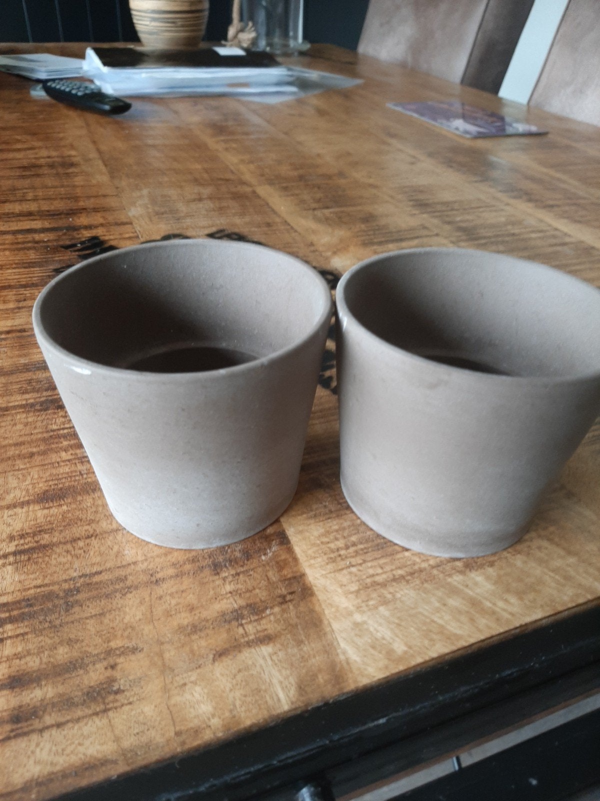 leuke bloempotjes h 9 ds 10 cm samen 2,50, Ophalen, Rond, Binnen, Zo goed als nieuw