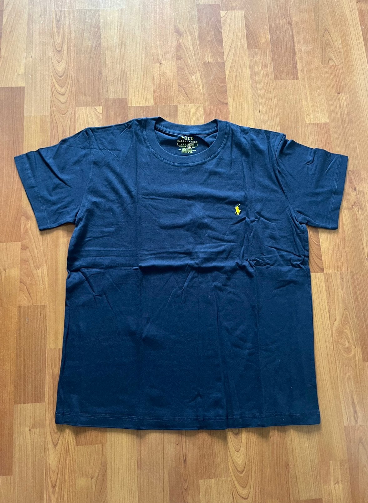 Ralph Lauren T-shirt Donker blauw Maat L New, Ophalen of Verzenden, Zo goed als nieuw, Maat 48/50 (M), Blauw