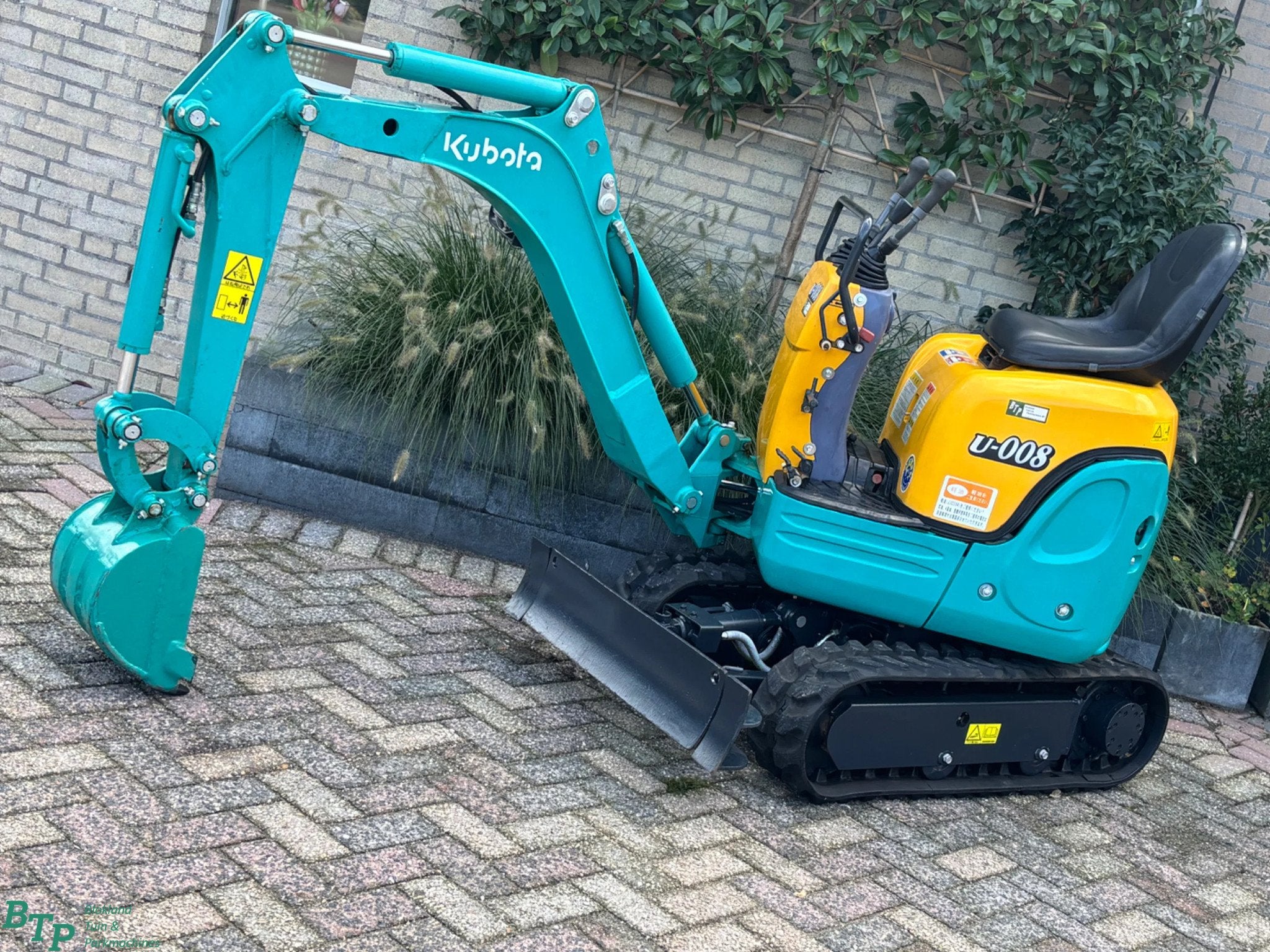 Kubota U-008 gebruikte minigraver 008 3cil Diesel, Graafmachine
