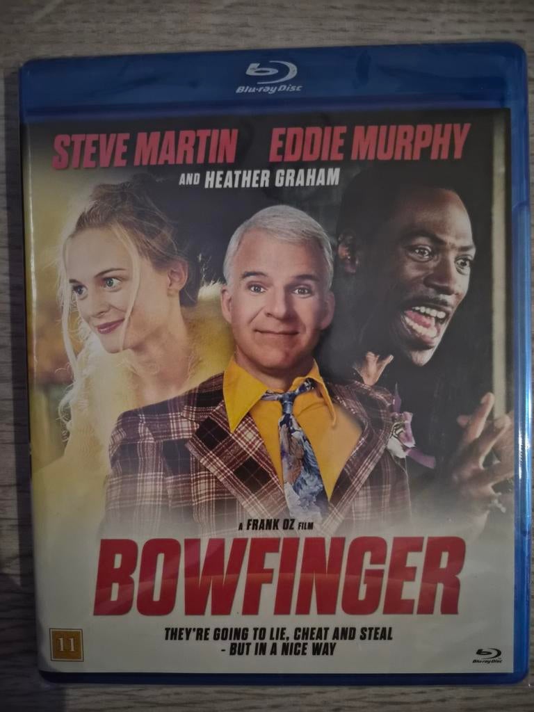 NLO Bowfinger Blu-ray - Steve Martin & Eddie Murphy NLO, Ophalen of Verzenden, Zo goed als nieuw, Humor en Cabaret