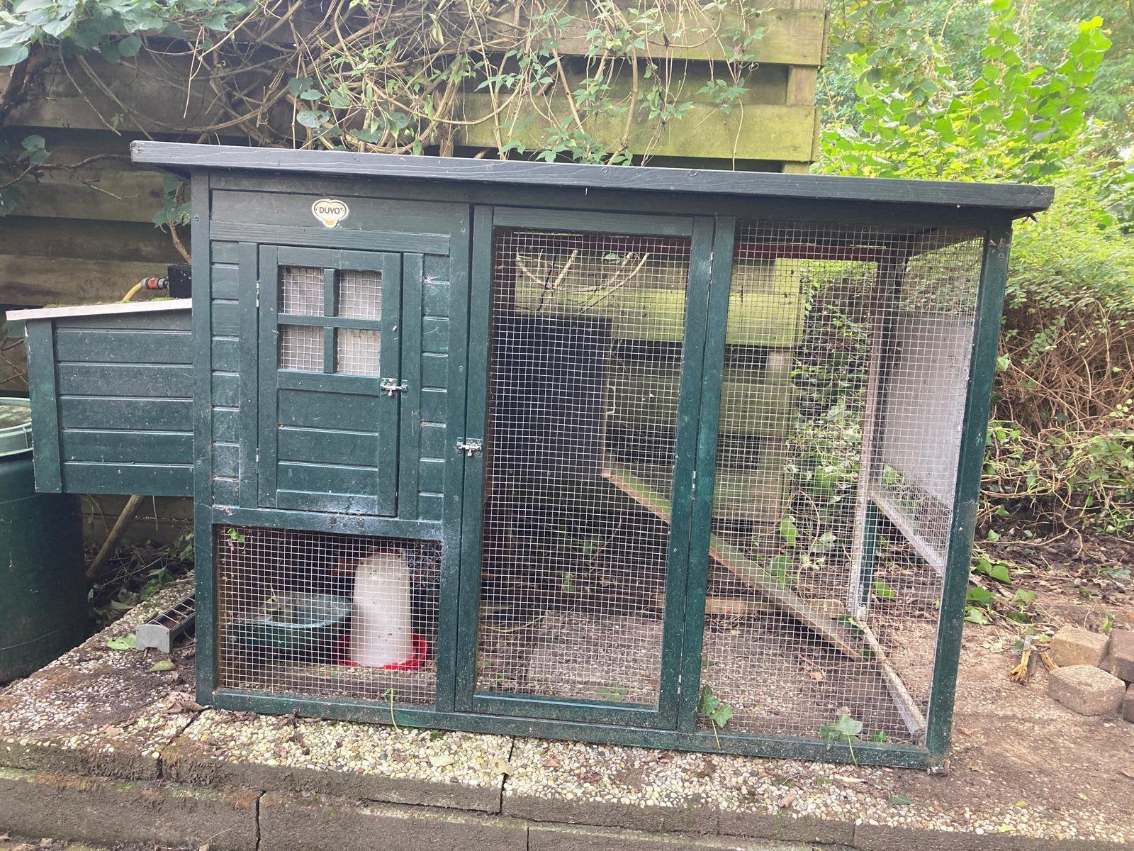 Kippenhok + 2 legnesten + ren, Dieren en Toebehoren, Ophalen, Gebruikt, Kippenhok of Kippenren