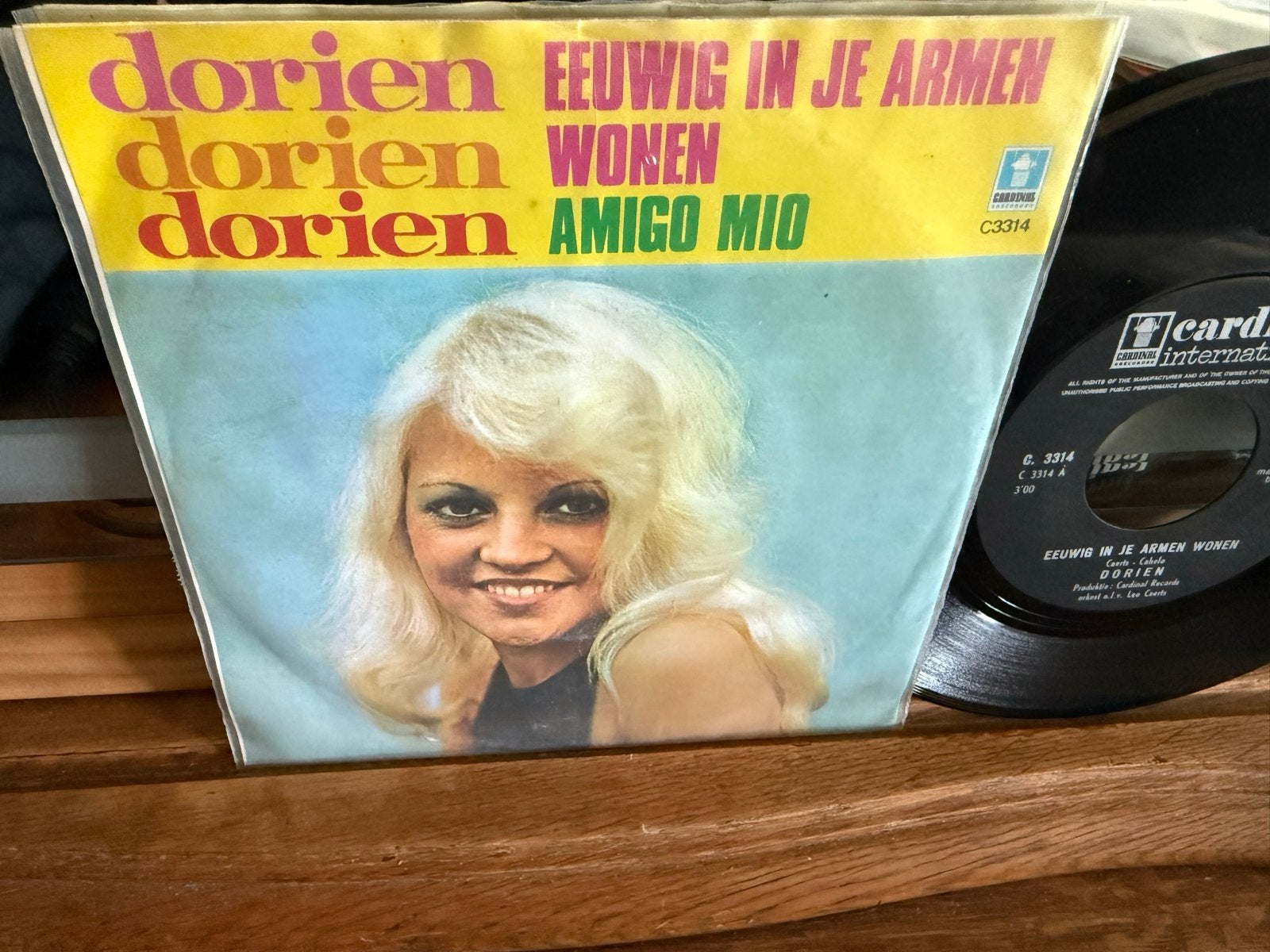 Dorien - Eeuwig In Je Armen Wonen / Amigo Mio (Single), Originele persing, Ophalen of Verzenden, Zo goed als nieuw, Nederlandstalig