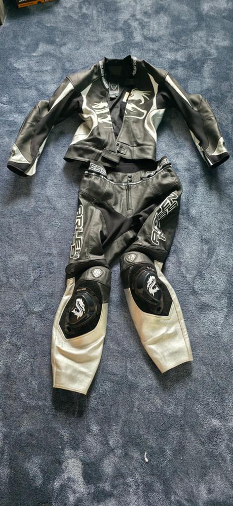 Arlen Ness Motorpak Maat 50 Zwart/Grijs, Motoren, Kleding | Motorkleding, Ophalen, Tweedehands, Heren, Combipak