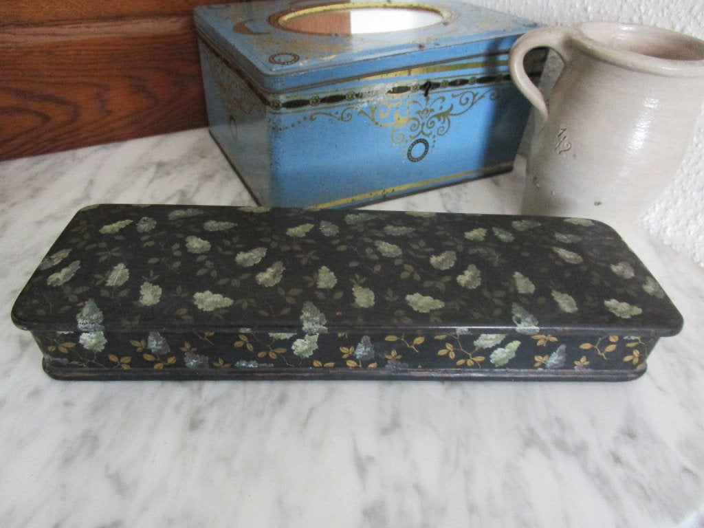 Lakdoos met bloemmotief, Ophalen of Verzenden