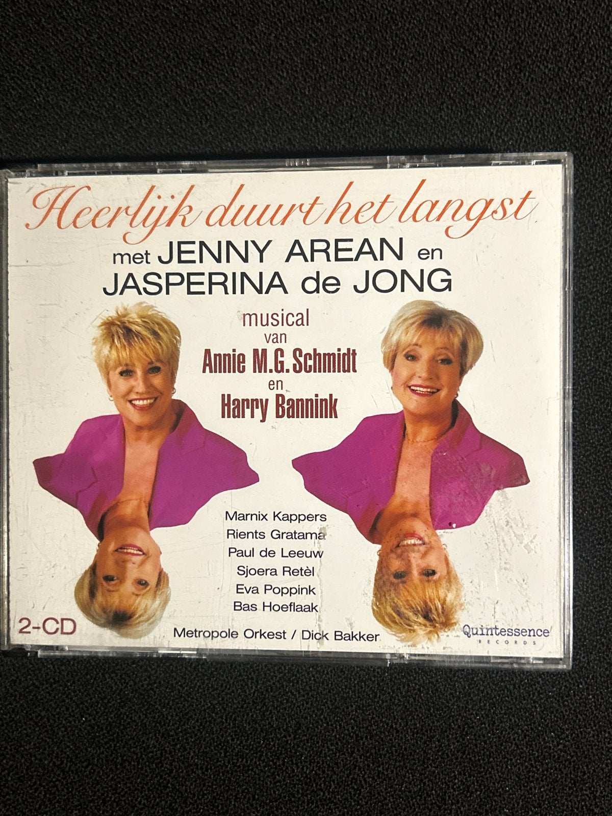 Heerlijk duurt het langst - Jenny Arean & Jasperina de Jong, Cd's en Dvd's, Boxset, Ophalen of Verzenden, Zo goed als nieuw, Soundtrack of Musical