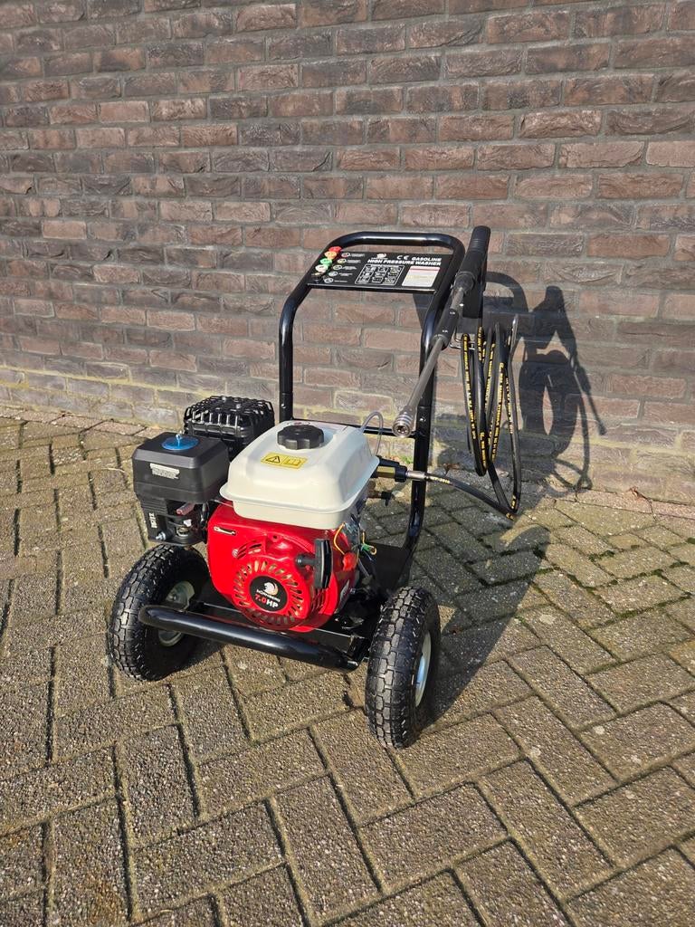 Nieuwe Hogedrukreiniger 7 PK Benzine, 9L/min, Ophalen of Verzenden, Nieuw, Benzine
