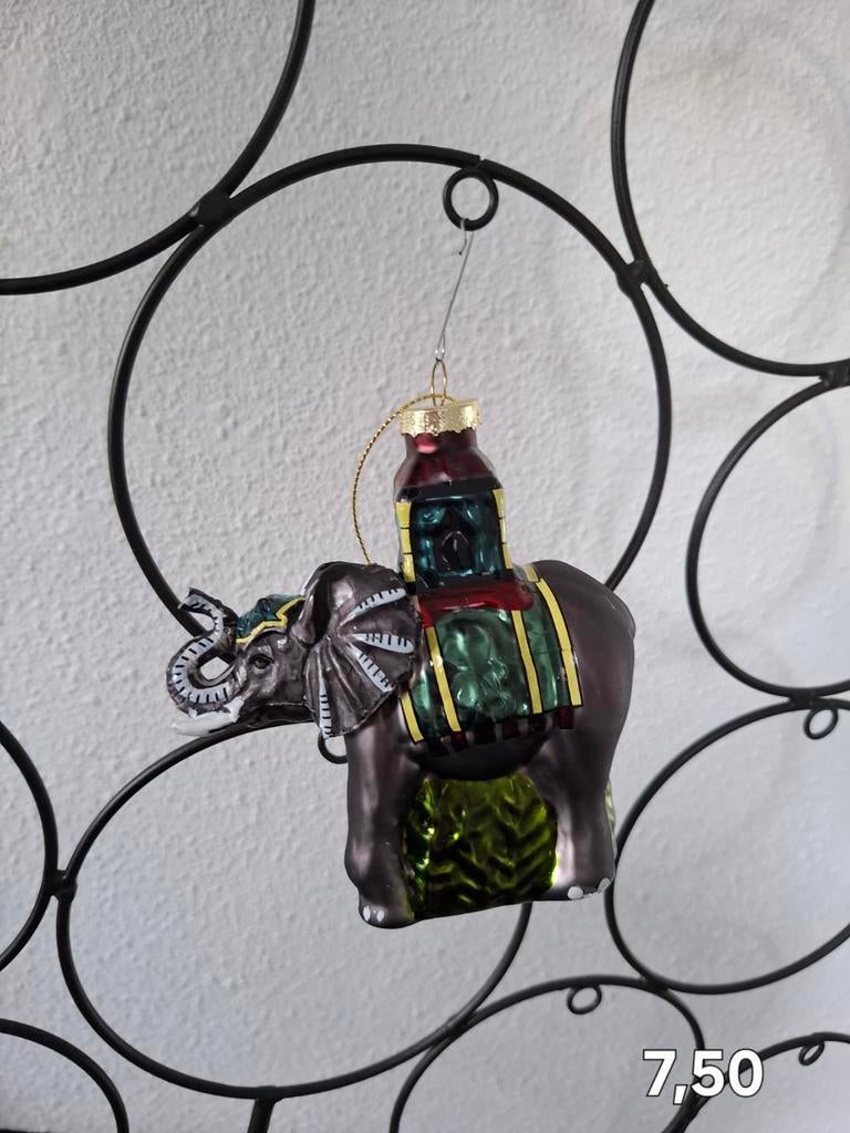 groot kerst ornament kerstbal olifant, Diversen, Kerst, Ophalen