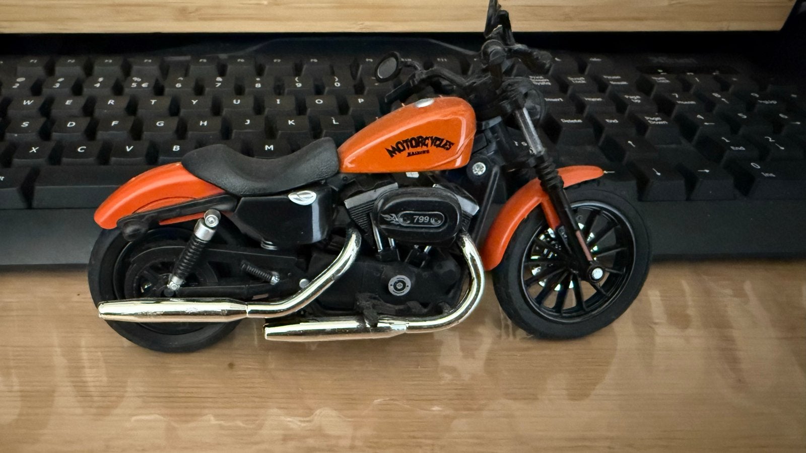 Gedetailleerd model van een Harley-Davidson motorfiets, Overige merken, 1:50 of kleiner, Overige typen, Ophalen of Verzenden