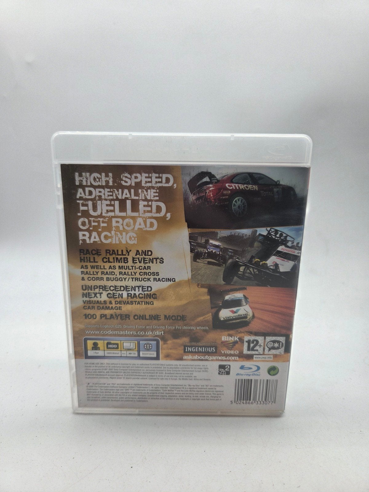 Colin McRae DiRT - PlayStation 3 (PS3) Racegame, Online, Gebruikt, Codemasters Software Company Ltd., Stoneythorpe, Southam, Warwickshire, CV47 2DL, UK