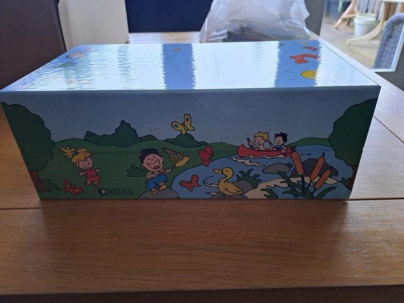 Kinder opberg doos / box, Doos, Minder dan 35 cm, Minder dan 50 cm, Ophalen of Verzenden