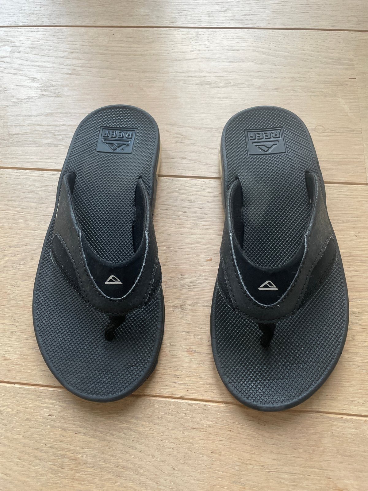 Reef slippers maat 36 - Zwart, Kinderen en Baby's, Gebruikt, Overige typen, Ophalen of Verzenden, Jongen