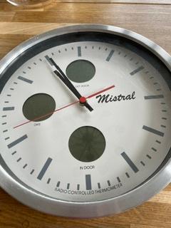 wandklok, Huis en Inrichting, Woonaccessoires | Klokken, Ophalen, Gebruikt, Analoog, Wandklok