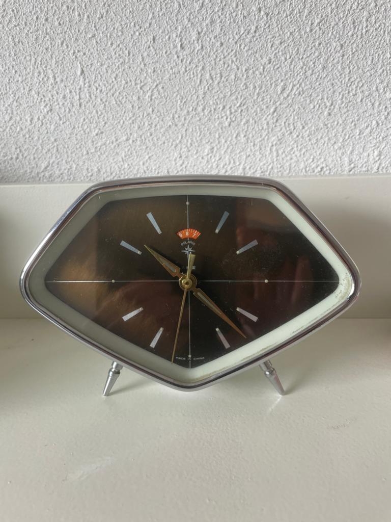 Vintage Polaris Wekker - Made in China, Ophalen of Verzenden, Gebruikt