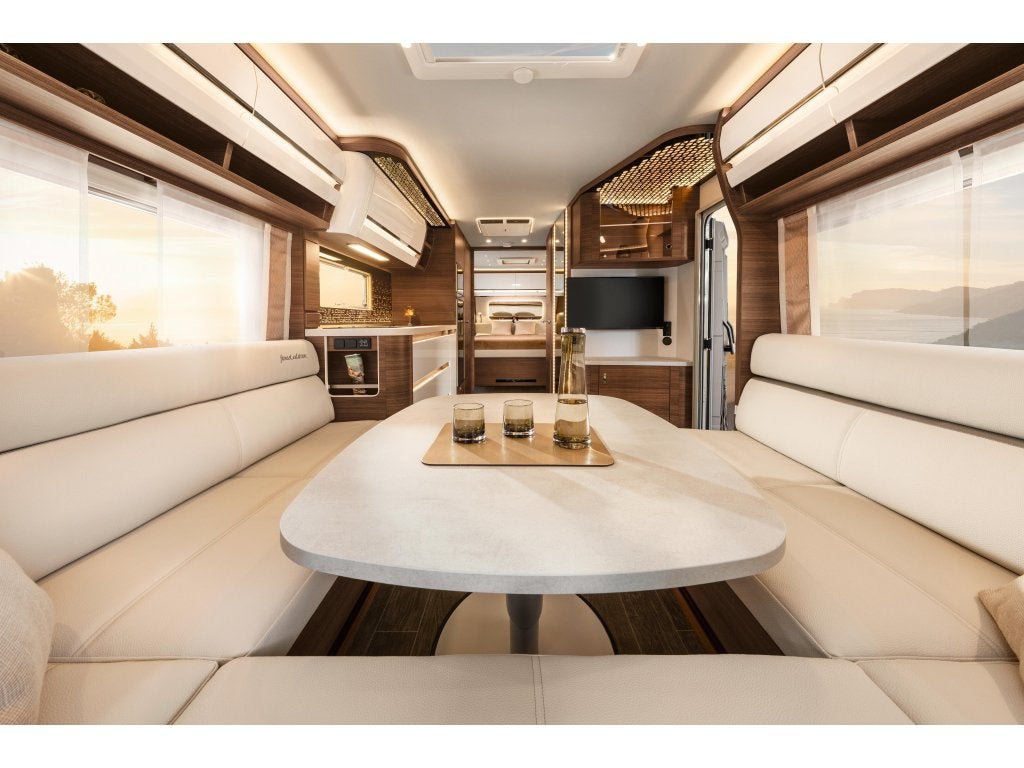 Tabbert Puccini 685 DF (2027) met Queensbed, ALDE verwarming, Rondzit, Tabbert, Bedrijf, 6 tot 7 meter