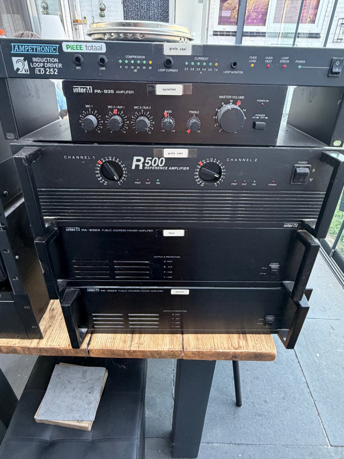 Grote partij professionele audioapparatuur, Ophalen, Gebruikt, Audio