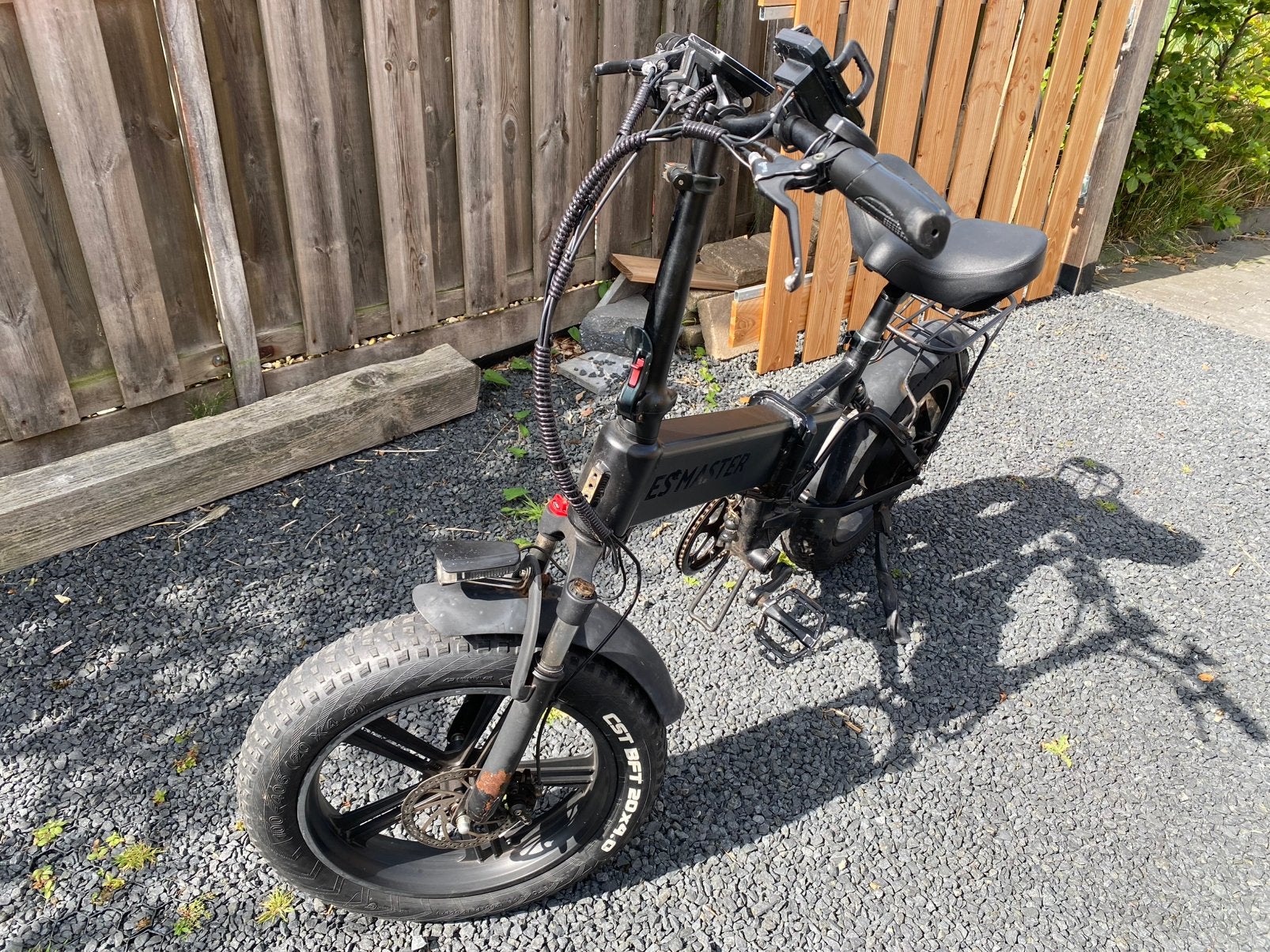 ESmaster fatbike, Ophalen, Gebruikt