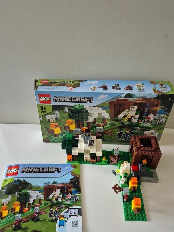 Lego Minecraft 21159 compleet met boekje en doos, Gebruikt, Minecraft, Lego, Ophalen of Verzenden