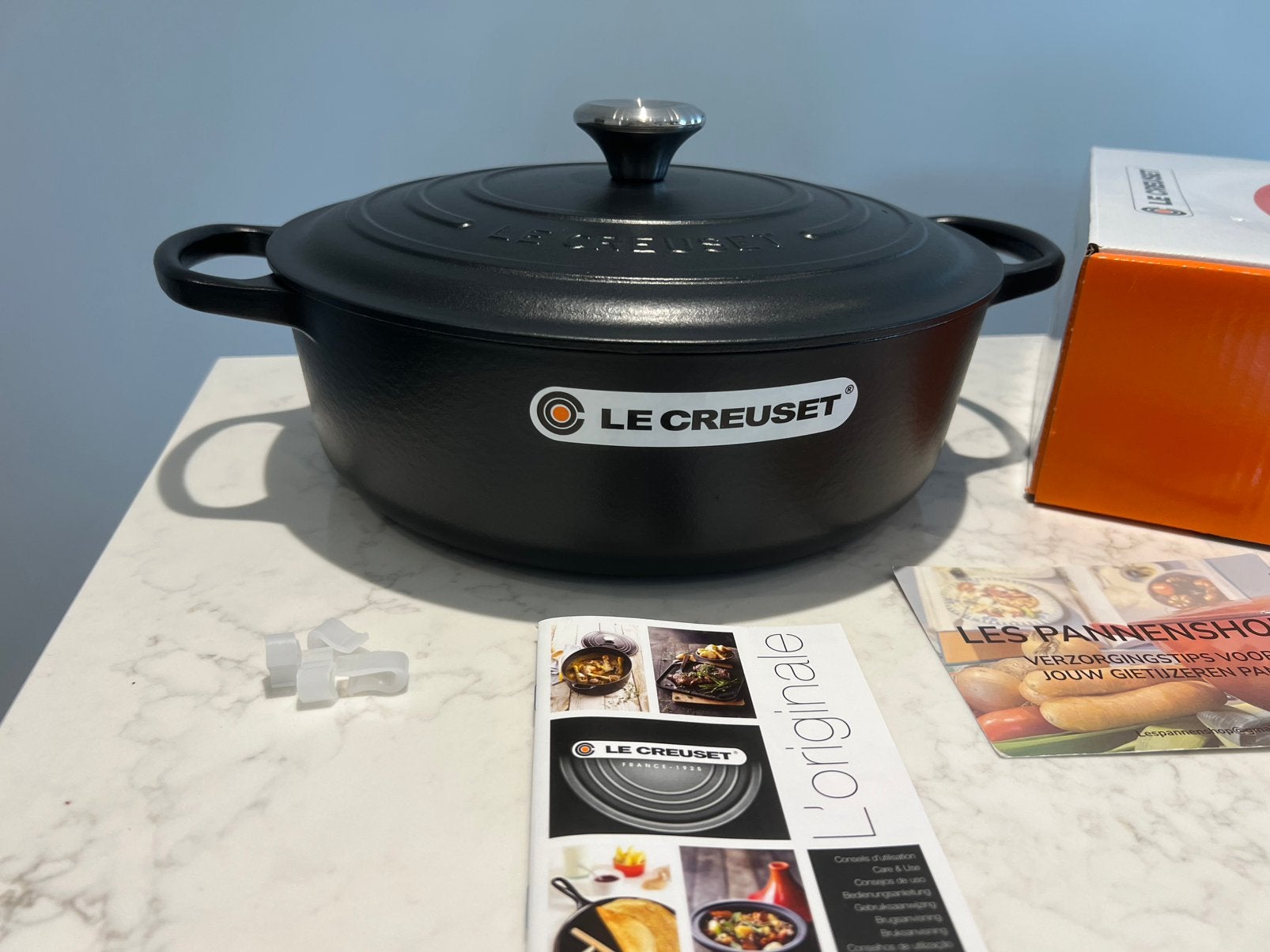 Nieuwe Le Creuset Risotto- of Sauteerpan 30 cm, Geschikt voor inductie, Nieuw, Le Creuset, Ophalen of Verzenden