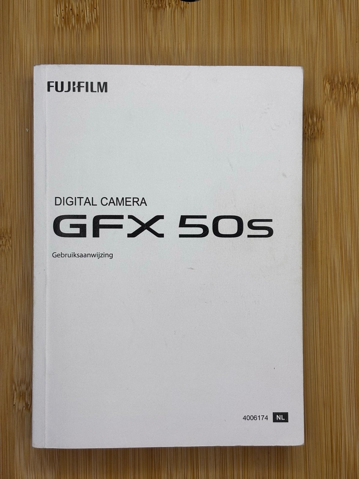 Handleiding Fujifilm GFX 50S nederlandstalig, Ophalen of Verzenden, Geen optische zoom