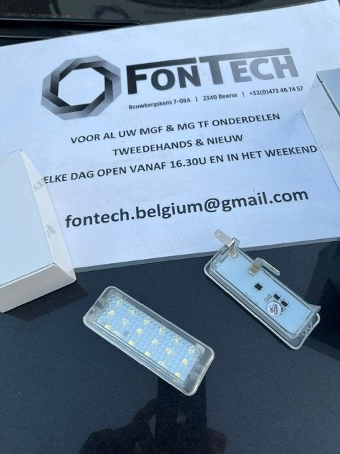 MGF MG TF MG F MGTF kofferbak / voorklep verlichting met LED