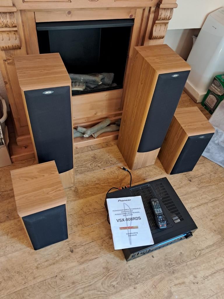 Pioneer VSX-808RDS Receiver met Jamo Speakerset, Ophalen, Gebruikt, Losse componenten, Pioneer