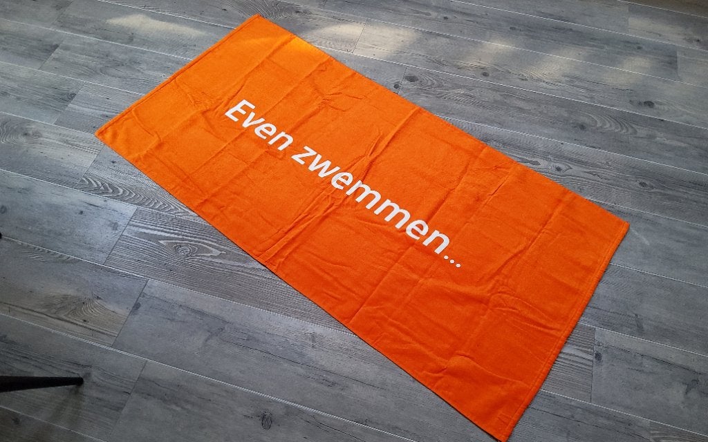 Oranje badhanddoek, Ophalen, Nieuw, Oranje
