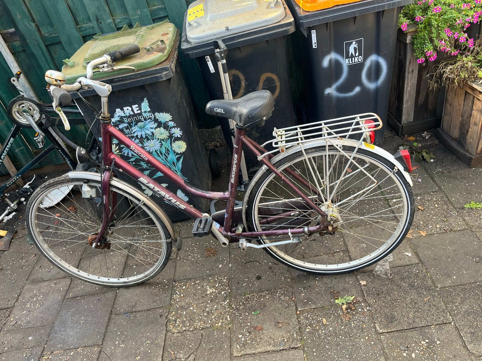 Gebruikte Batavus Staccato damesfiets, Fietsen en Brommers, Ophalen, Velgrem, Versnellingen, Batavus