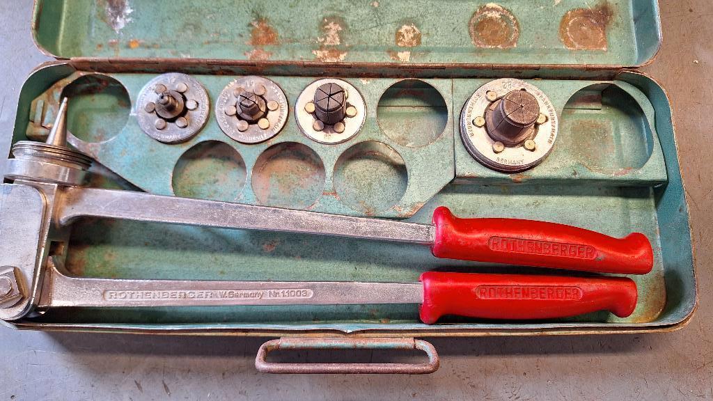rothenberger optomp set optromper tromp set. tromptang, ., Ophalen of Verzenden, Zo goed als nieuw, .