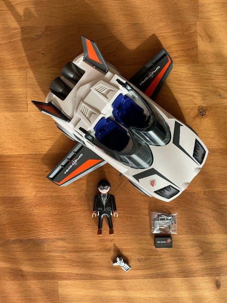 PLAYMOBIL top agents  9252 agent P. Super racer, Gebruikt, Complete set, Voertuig, Ophalen of Verzenden
