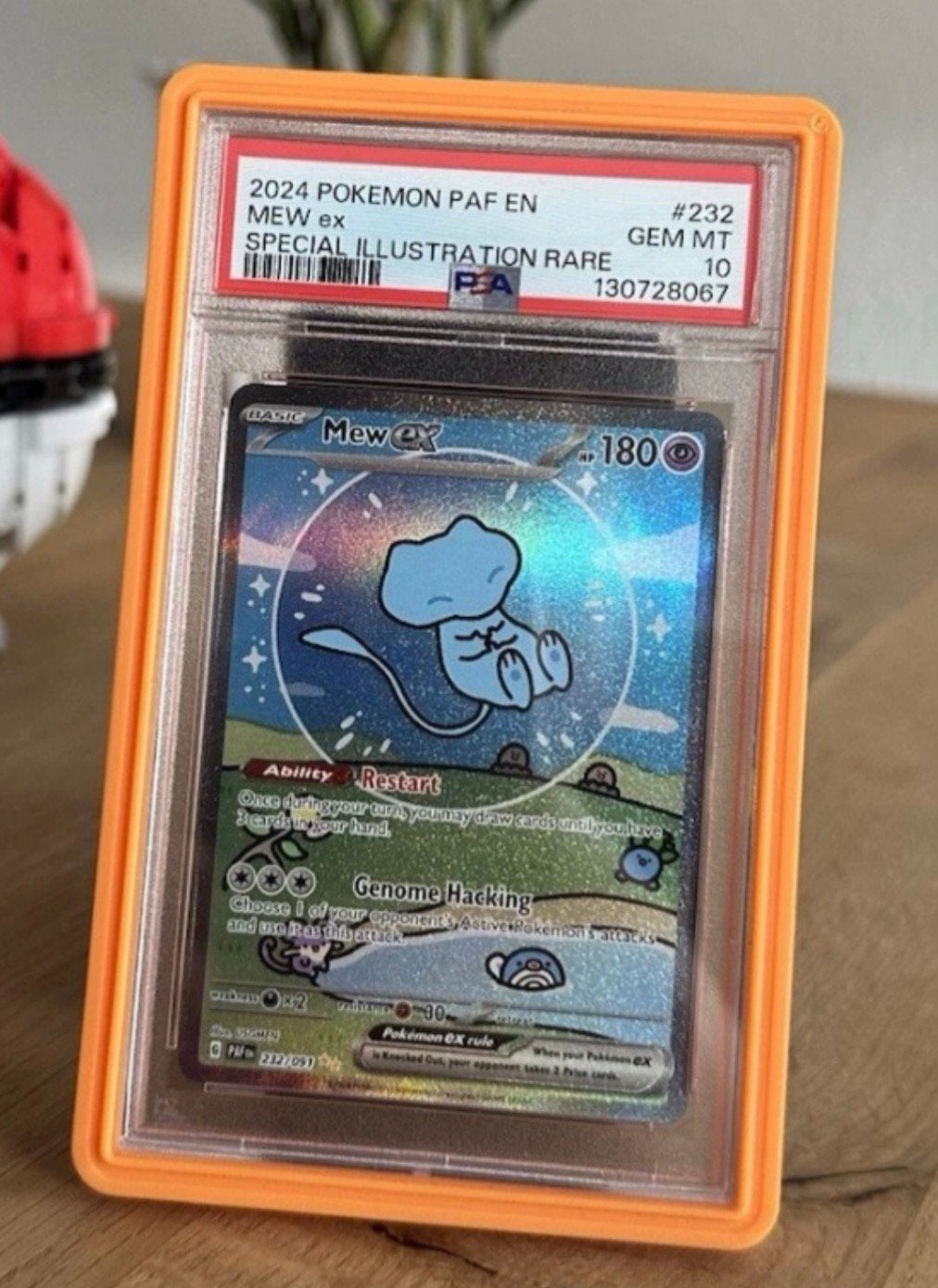 PSA 10 Bubble mew 232 paldean fates, Ophalen of Verzenden, Zo goed als nieuw