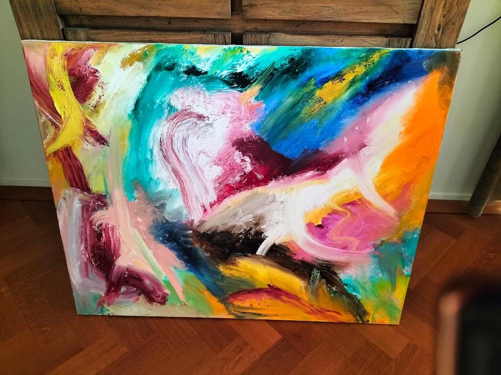 Hendrik Smit (1959 - 2021) 100x80cm, Antiek en Kunst, Kunst | Schilderijen | Klassiek, Ophalen