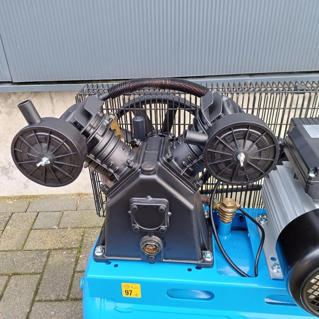 Gude 415/10/50 stille 2 cilinder compressor 50 liter ketel!, Ophalen, Nieuw, Gereedschap of Toebehoren