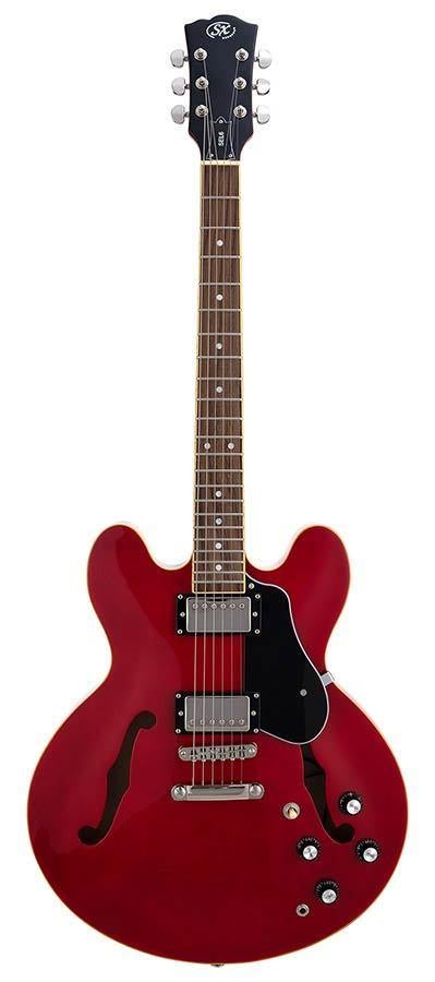 SEL6TRD SX archtop maple and dot inlay transparent red, ., Nieuw, Ophalen of Verzenden, .