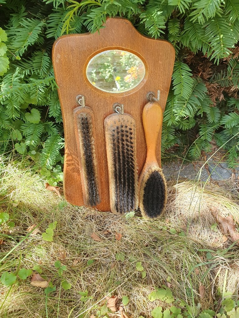 Vintage borstel set, Ophalen