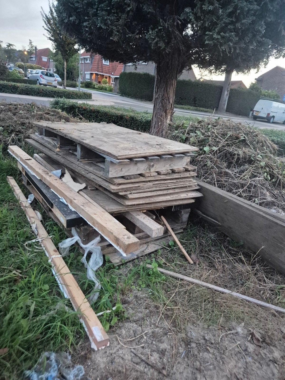 Diverse partij hout: Pallets, planken en balken, Doe-het-zelf en Verbouw, Ophalen, Gebruikt, Balk, Overige houtsoorten