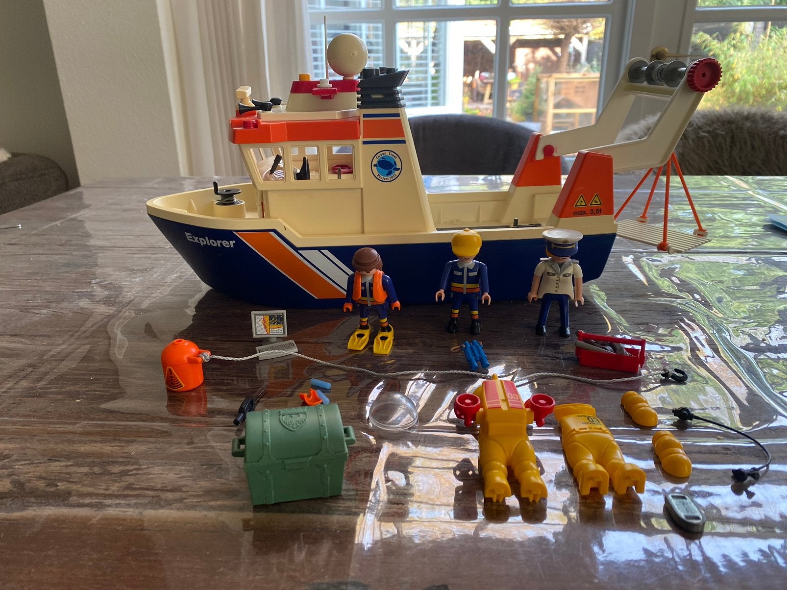 Expeditieschip 4469, Kinderen en Baby's, Speelgoed | Playmobil, Ophalen, Gebruikt