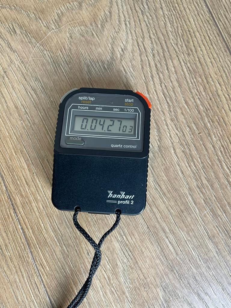 Hanhart stopwatch profil 2, Ophalen of Verzenden, Zo goed als nieuw, Zwart, Android