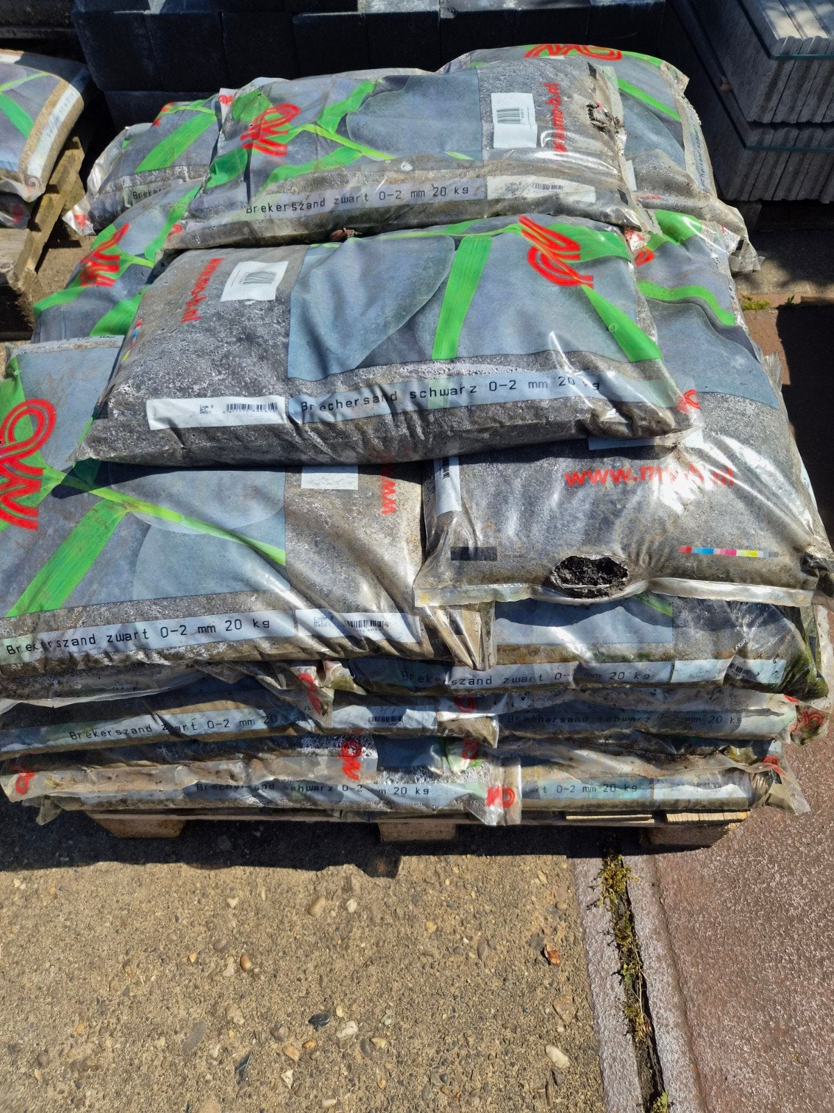 Brekerzand zwart, Tuin en Terras, Zand, Ophalen, Nieuw, Brekerzand