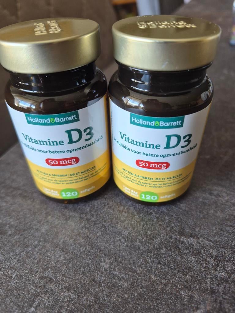 2x vitamine d3 softgels holland barrett, Ophalen, Nieuw, Overige typen