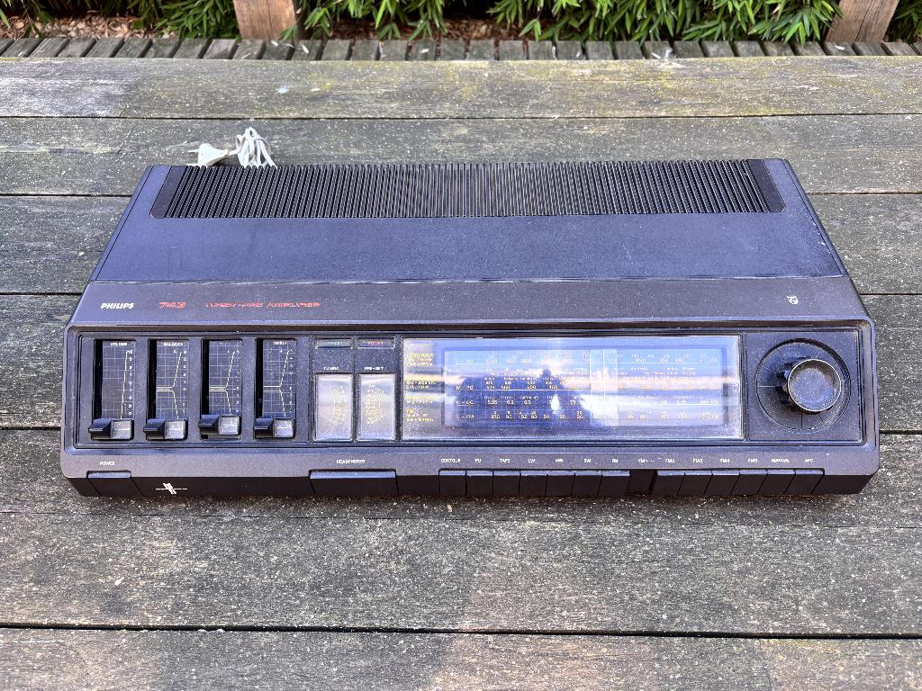 Philips 743 receiver (tuner/voorversterker MFB aansluiting), Audio, Tv en Foto, Versterkers en Receivers, Niet werkend, Overige systemen